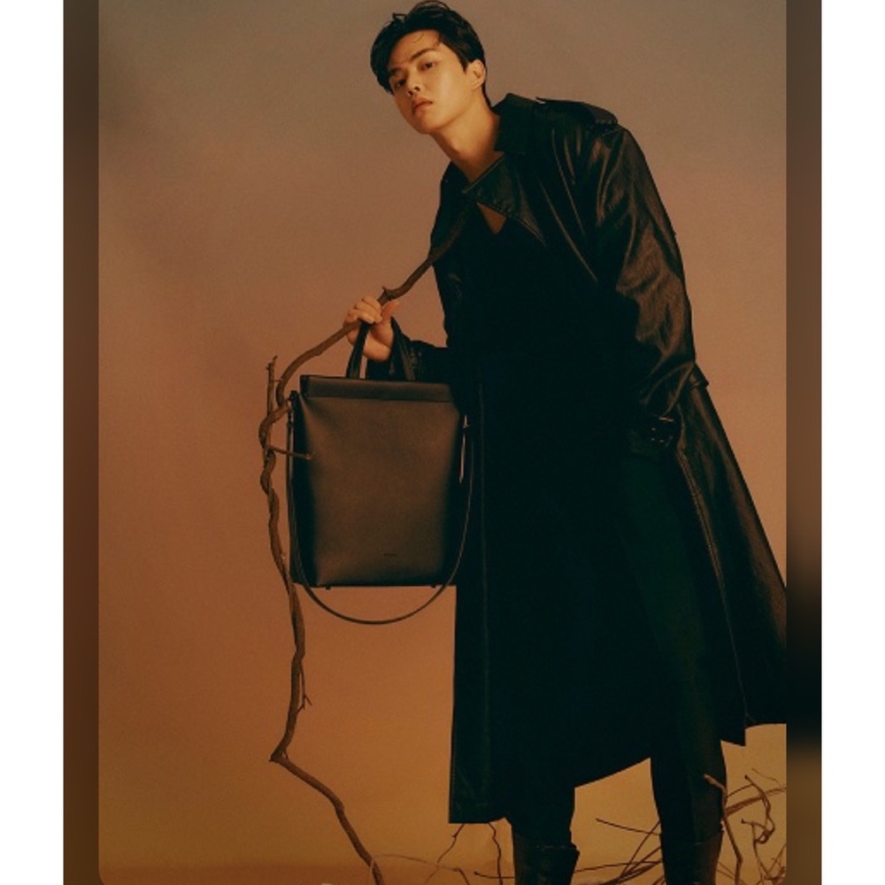 Find Kapoor TOTE BAG 30 BASIC LIZARD SET - BLACK